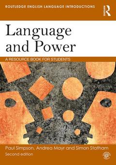 Couverture de l’ouvrage Language and Power