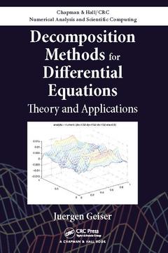 Couverture de l’ouvrage Decomposition Methods for Differential Equations