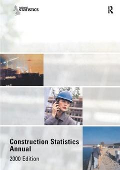 Couverture de l’ouvrage Construction Statistics Annual, 2000