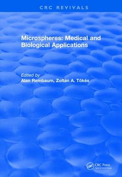 Couverture de l’ouvrage Revival: Microspheres: Medical and Biological Applications (1988)