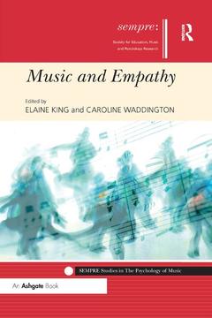 Couverture de l’ouvrage Music and Empathy