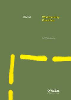 Couverture de l’ouvrage HAPM Workmanship Checklists