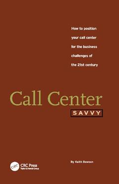 Couverture de l’ouvrage Call Center Savvy