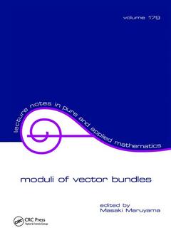 Couverture de l’ouvrage Moduli of Vector Bundles