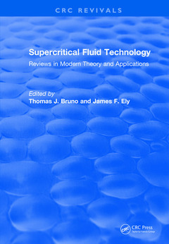 Couverture de l’ouvrage Supercritical Fluid Technology (1991)