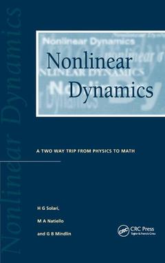 Couverture de l’ouvrage Nonlinear Dynamics