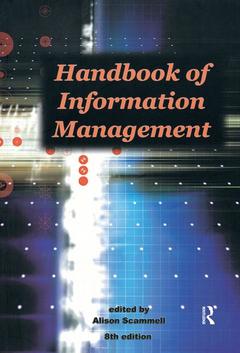 Couverture de l’ouvrage Handbook of Information Management