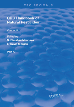 Couverture de l’ouvrage Handbook of Natural Pesticides