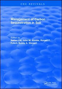 Couverture de l’ouvrage Management of Carbon Sequestration in Soil