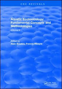 Couverture de l’ouvrage Aquatic Ecotoxicology