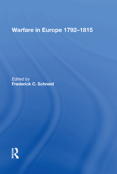 Couverture de l’ouvrage Warfare in Europe 1792�1815