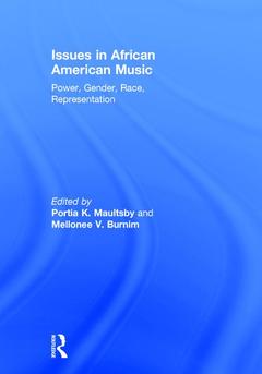 Couverture de l’ouvrage Issues in African American Music