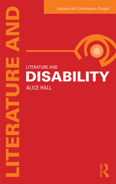 Couverture de l’ouvrage Literature and Disability