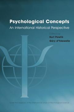 Couverture de l’ouvrage Psychological Concepts