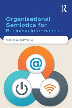 Couverture de l’ouvrage Organisational Semiotics for Business Informatics