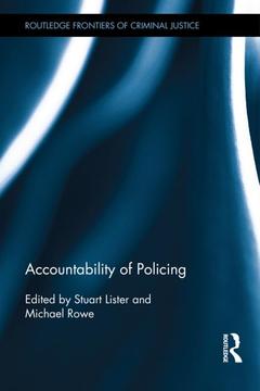 Couverture de l’ouvrage Accountability of Policing