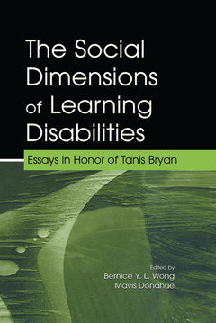 Couverture de l’ouvrage The Social Dimensions of Learning Disabilities