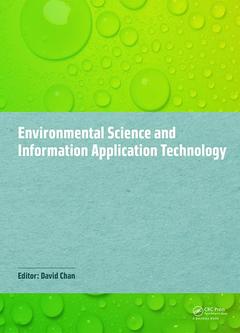 Couverture de l’ouvrage Environmental Science and Information Application Technology