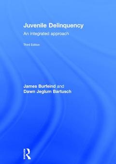 Couverture de l’ouvrage Juvenile Delinquency