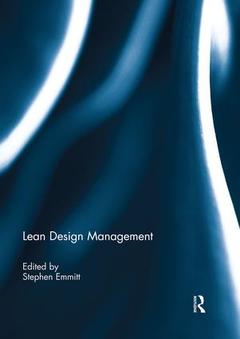 Couverture de l’ouvrage Lean Design Management