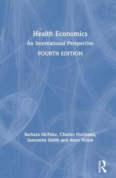 Couverture de l’ouvrage Health Economics