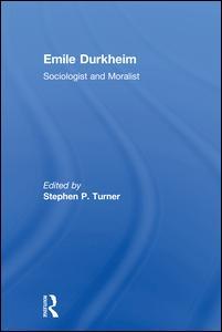Cover of the book Emile Durkheim