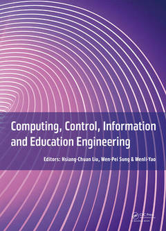 Couverture de l’ouvrage Computing, Control, Information and Education Engineering
