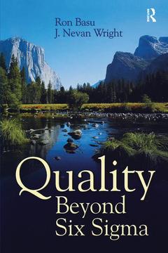 Couverture de l’ouvrage Quality Beyond Six Sigma