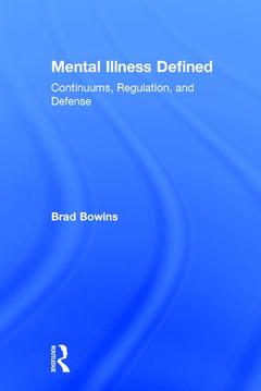 Couverture de l’ouvrage Mental Illness Defined
