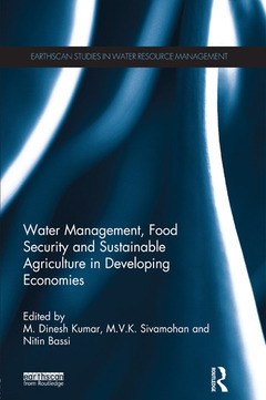 Cover of the book Water Management, Food Security and Sustainable Agriculture in Developing Economies