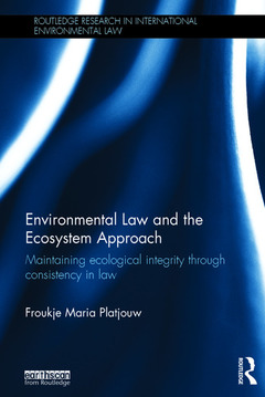 Couverture de l’ouvrage Environmental Law and the Ecosystem Approach