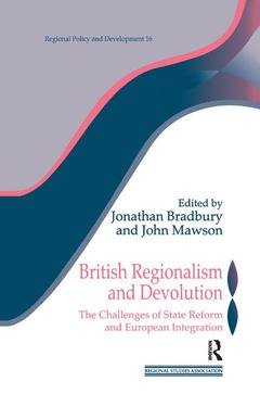 Couverture de l’ouvrage British Regionalism and Devolution