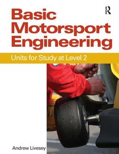 Couverture de l’ouvrage Basic Motorsport Engineering