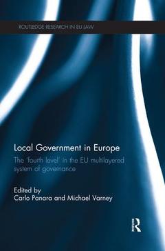 Couverture de l’ouvrage Local Government in Europe