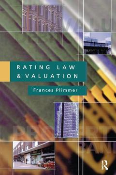 Couverture de l’ouvrage Rating Law and Valuation