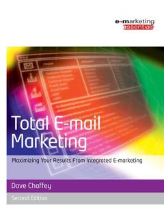 Couverture de l’ouvrage Total E-mail Marketing