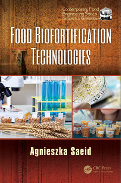 Couverture de l’ouvrage Food Biofortification Technologies
