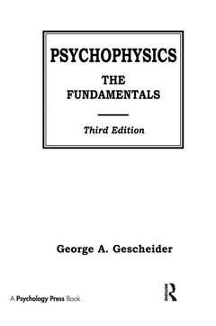 Couverture de l’ouvrage Psychophysics