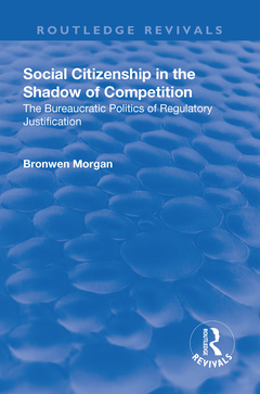 Couverture de l’ouvrage Social Citizenship in the Shadow of Competition