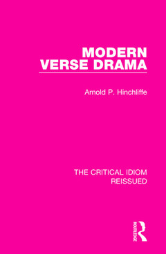 Couverture de l’ouvrage Modern Verse Drama