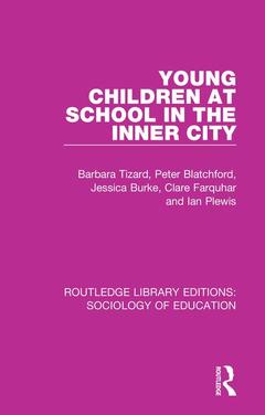 Cover of the book Young Children at School in the Inner City