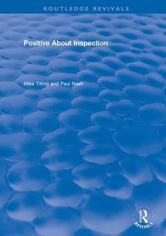 Couverture de l’ouvrage Positive About Inspection