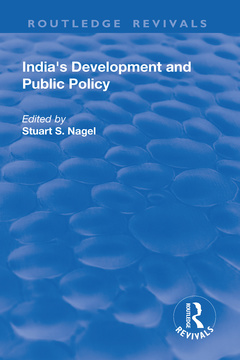 Couverture de l’ouvrage India's Development and Public Policy