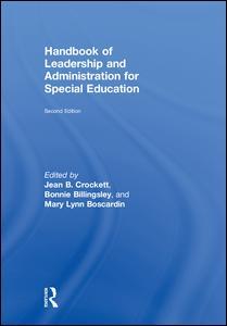 Couverture de l’ouvrage Handbook of Leadership and Administration for Special Education