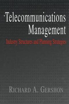 Couverture de l’ouvrage Telecommunications Management