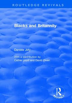 Couverture de l’ouvrage Blacks and Britannity