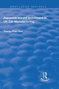 Cover of the book Japanese Inward Investment in UK Car Manufacturing
