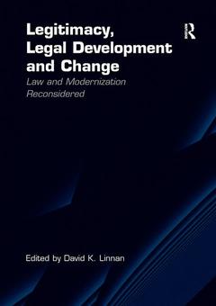 Couverture de l’ouvrage Legitimacy, Legal Development and Change
