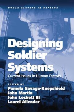 Couverture de l’ouvrage Designing Soldier Systems