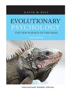 Couverture de l’ouvrage Evolutionary Psychology